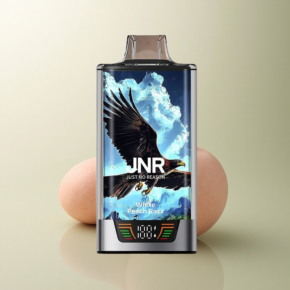 JNR Falcon Pro 28000 Pêche Blanche Framboise 30ml 950mAh 5% Nicotine