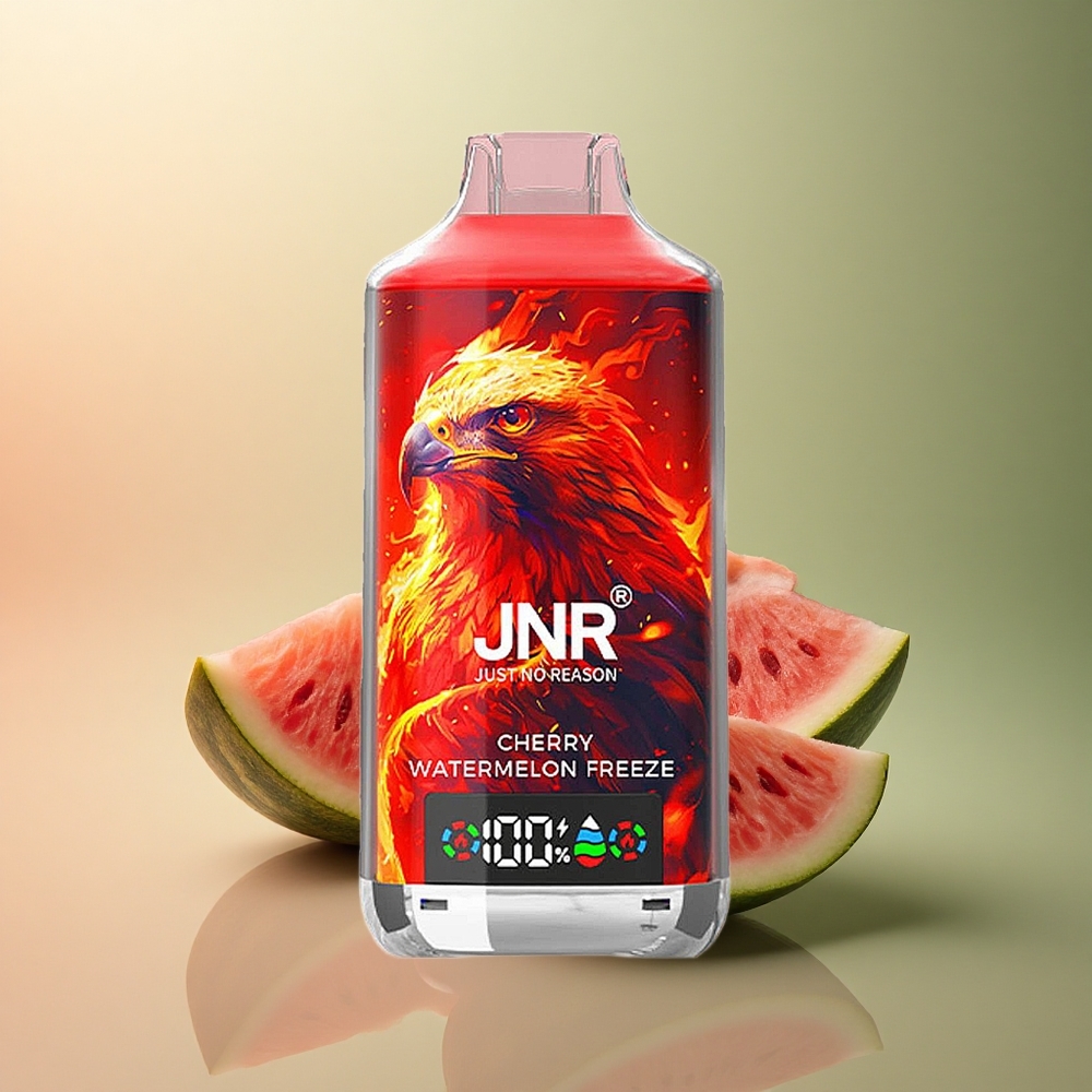JNR Falcon X 18000 Glacé Cerise Pastèque avec 750mAh et Dual Mesh Coil