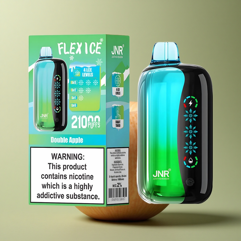 JNR Flex Ice 21000 Double Pomme Glace Réglable 26ml 1000mAh