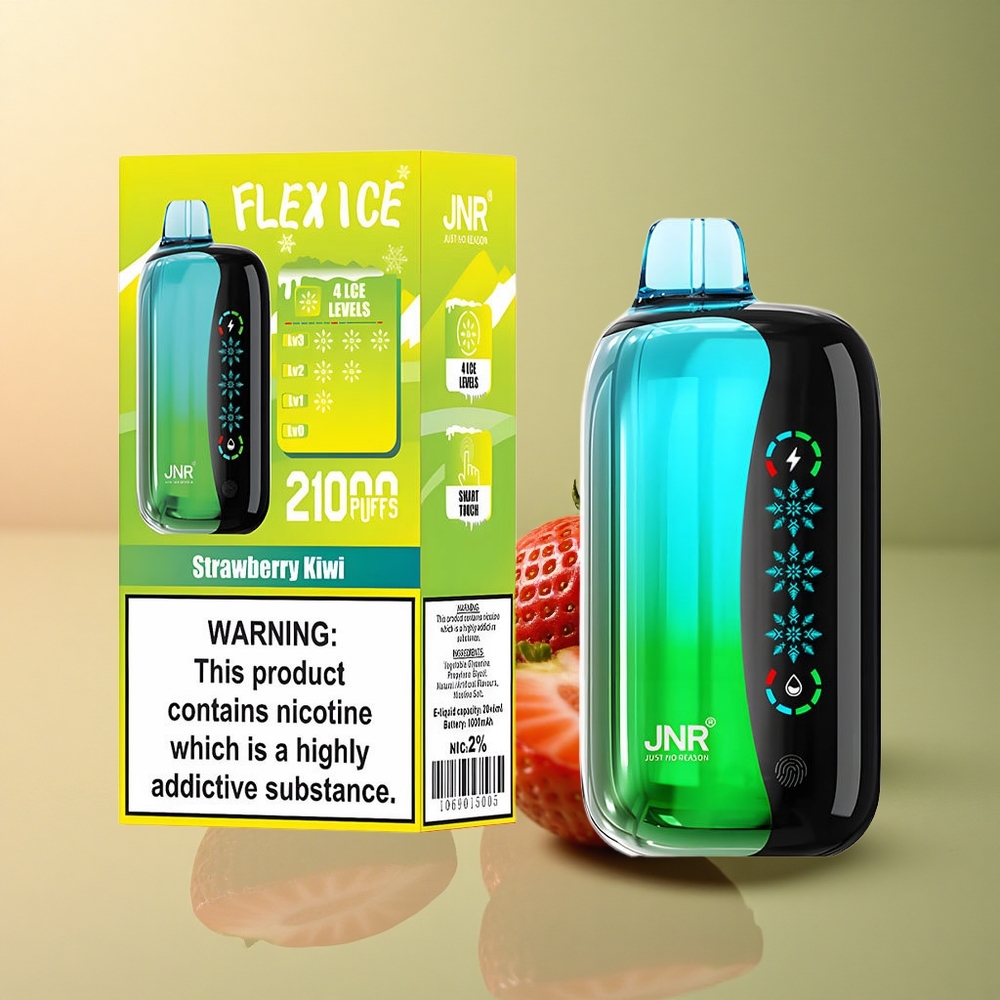 JNR Flex Ice 21000 Fraise Kiwi Glace Réglable 1000mAh