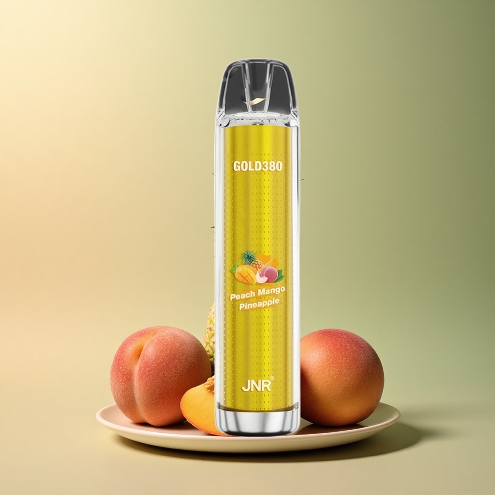 JNR Gold380 6000 Pêche Mangue Ananas 1500mAh 1.0ohm Sans Nicotine