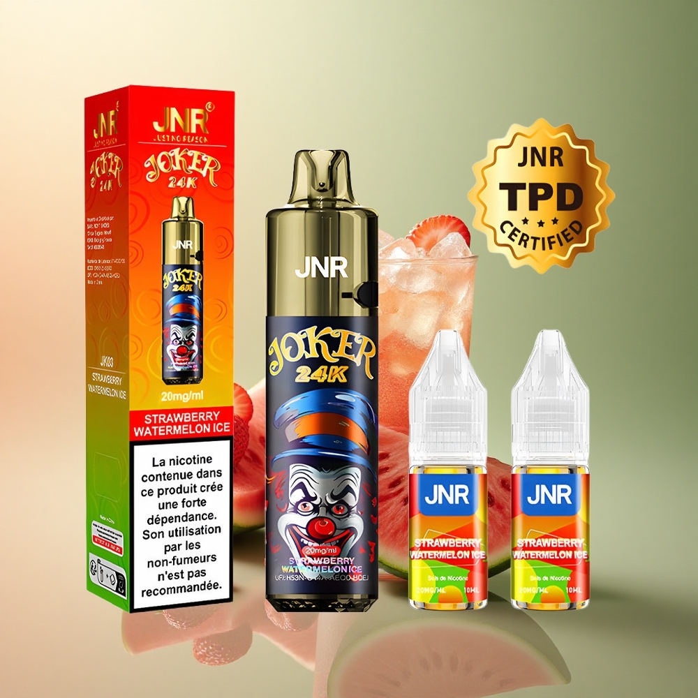 JNR Joker 24K Fraise Pastèque Glace 800mAh 2% nicotine