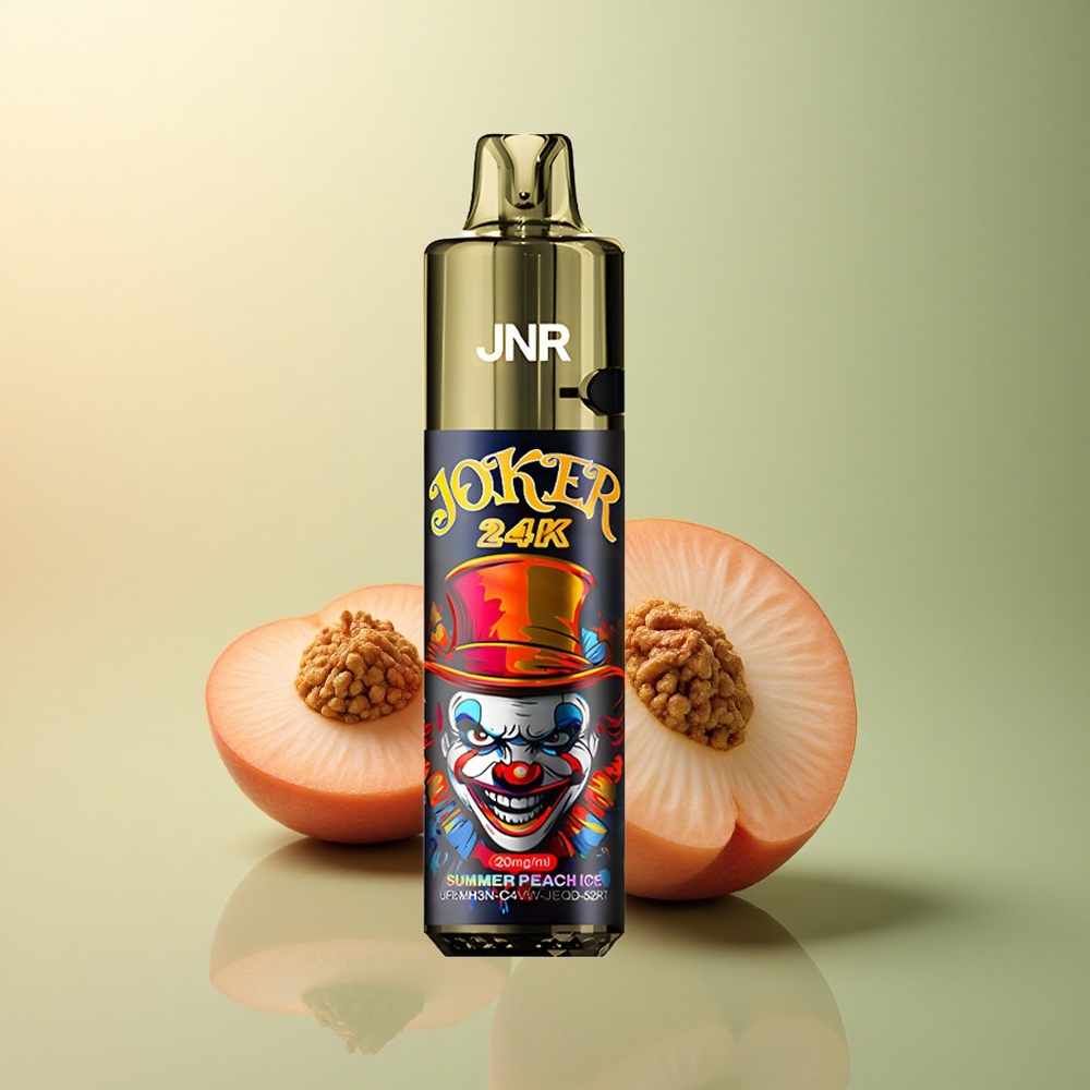 JNR Joker 24K Glace Pêche d'Été Rechargeable 10ml avec 2% nicotine