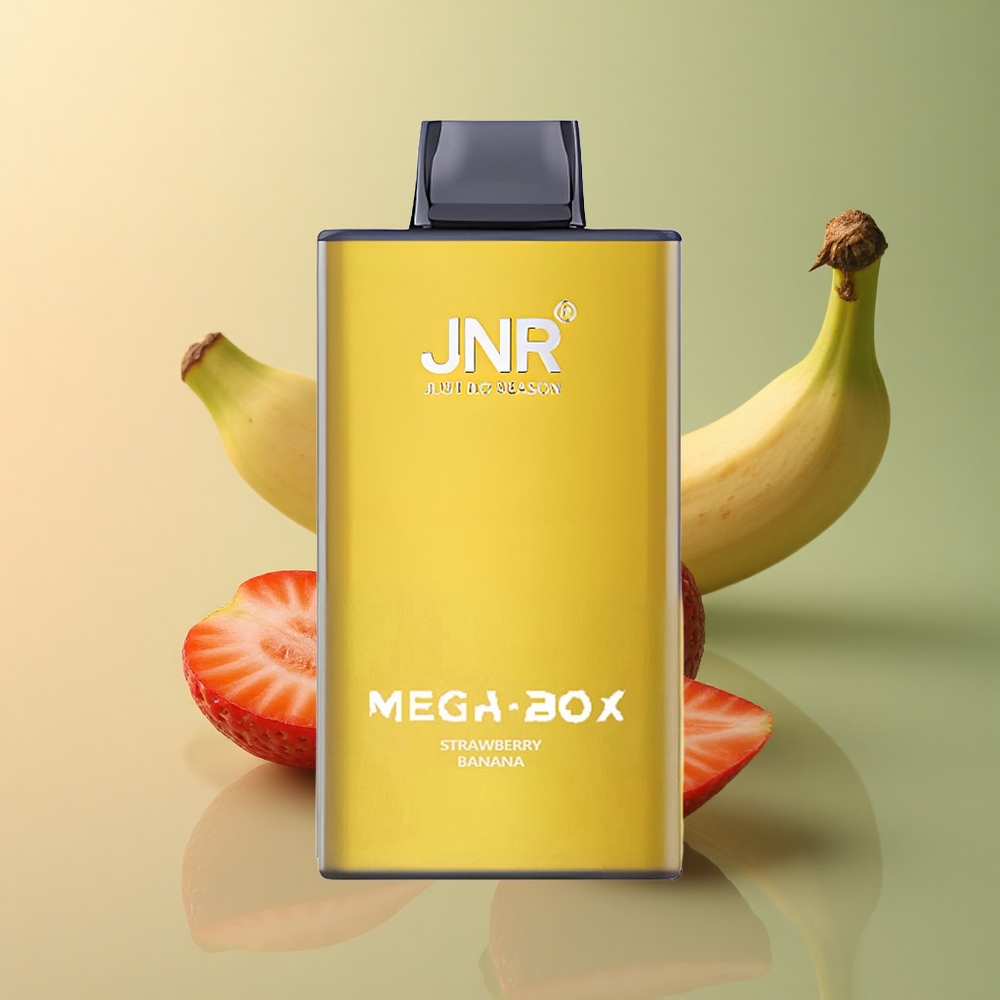 JNR Mega Box 25000 Fraise Banane Dual Mesh 850mAh 2% Nicotine
