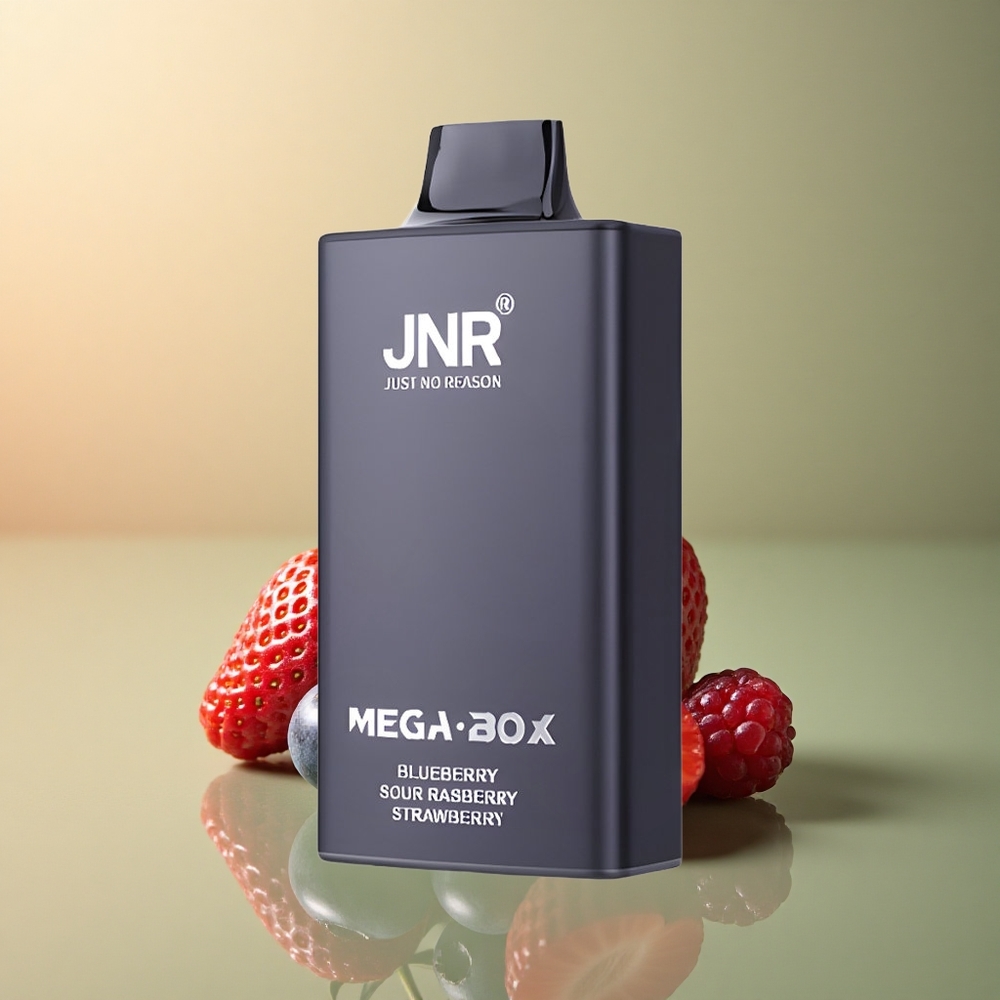JNR Mega Box 25000 Framboise Aigre Myrtille Fraise avec 2% de Nicotine et 850mAh