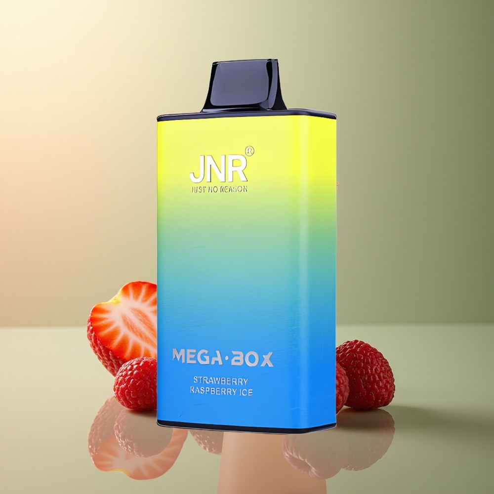 JNR Mega Box 25000 Glace Fraise Framboise 30ml 850mAh 2% Nicotine