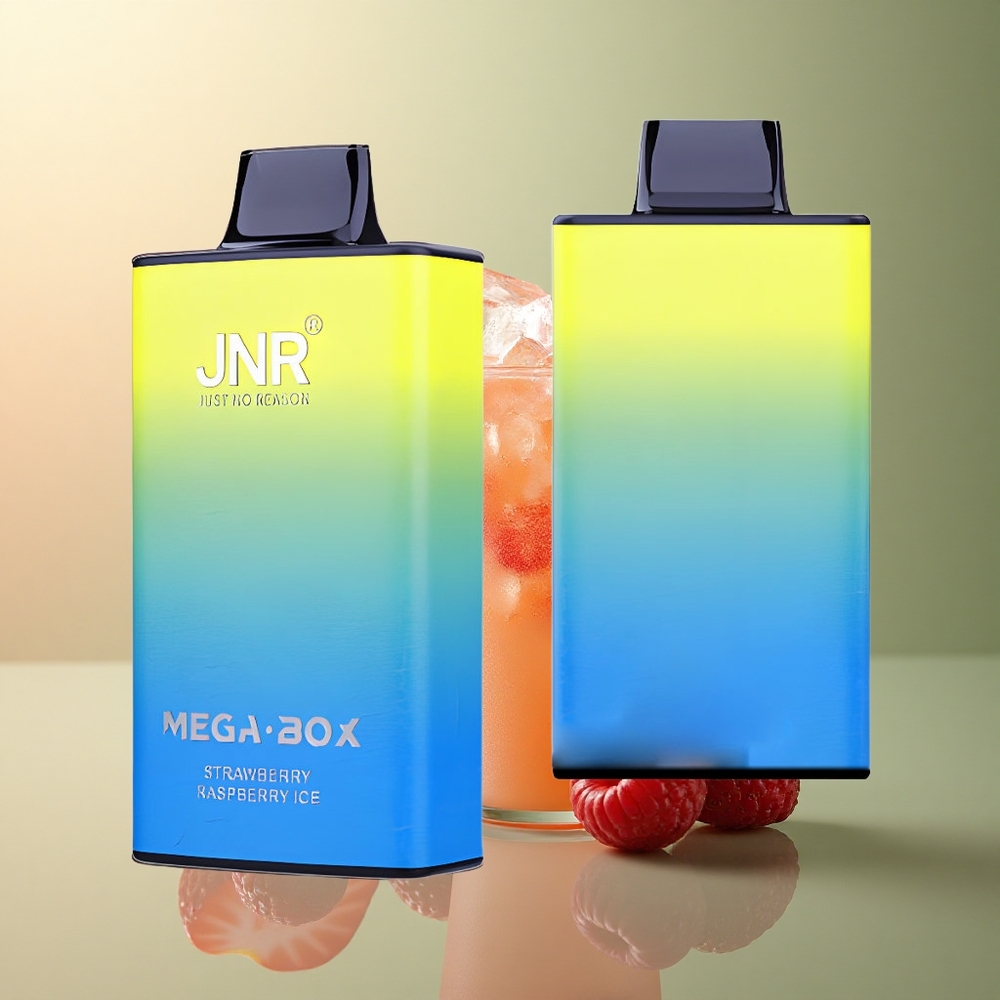 JNR Mega Box 25000 Glace Fraise Framboise 30ml 850mAh 2% Nicotine