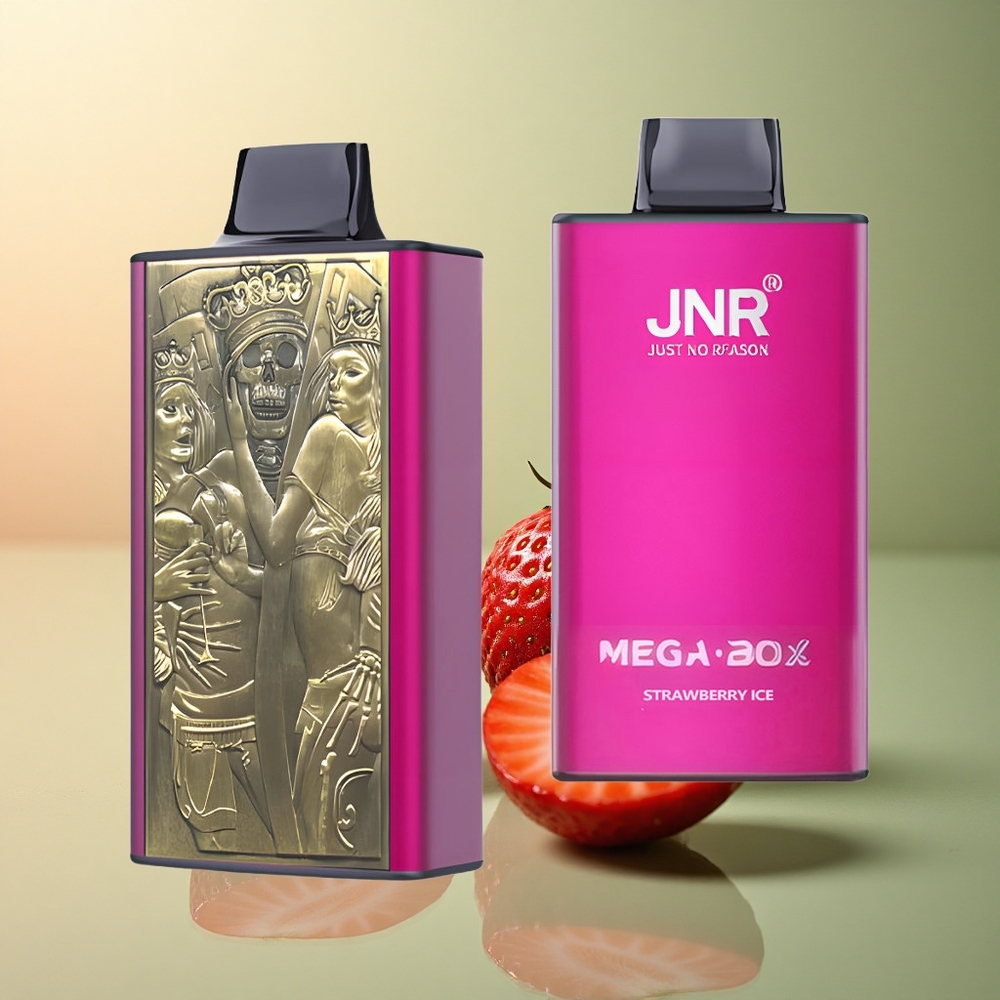 JNR Mega Box 25000 Glace à la Fraise 30ml 850mAh 2% Nicotine