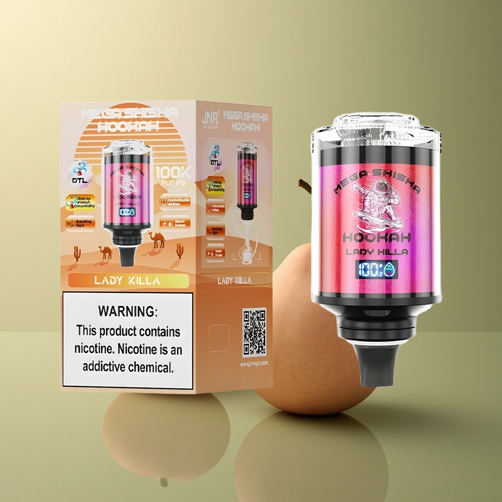 JNR Mega Shisha Hookah 100K La Tueuse de Rois 60ml 2200mAh 2% nicotine