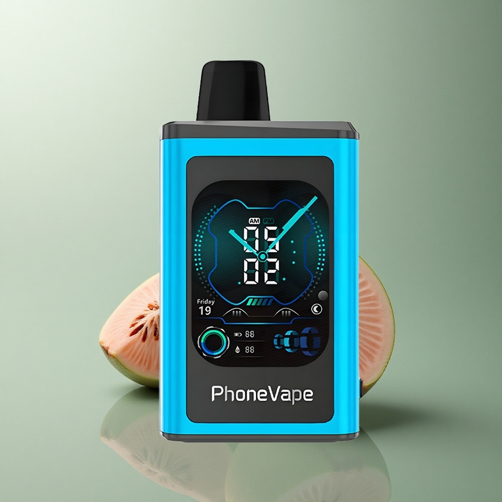JNR PhoneVape 30000 Glace Framboise Bleue avec 850mAh et Nicotine 2%