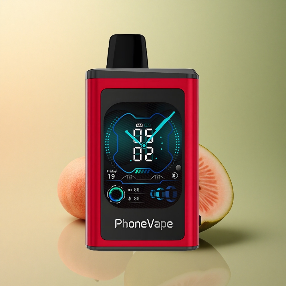 JNR PhoneVape 30000 Pêche Mangue Pastèque avec 850mAh et Nicotine 2% 5%