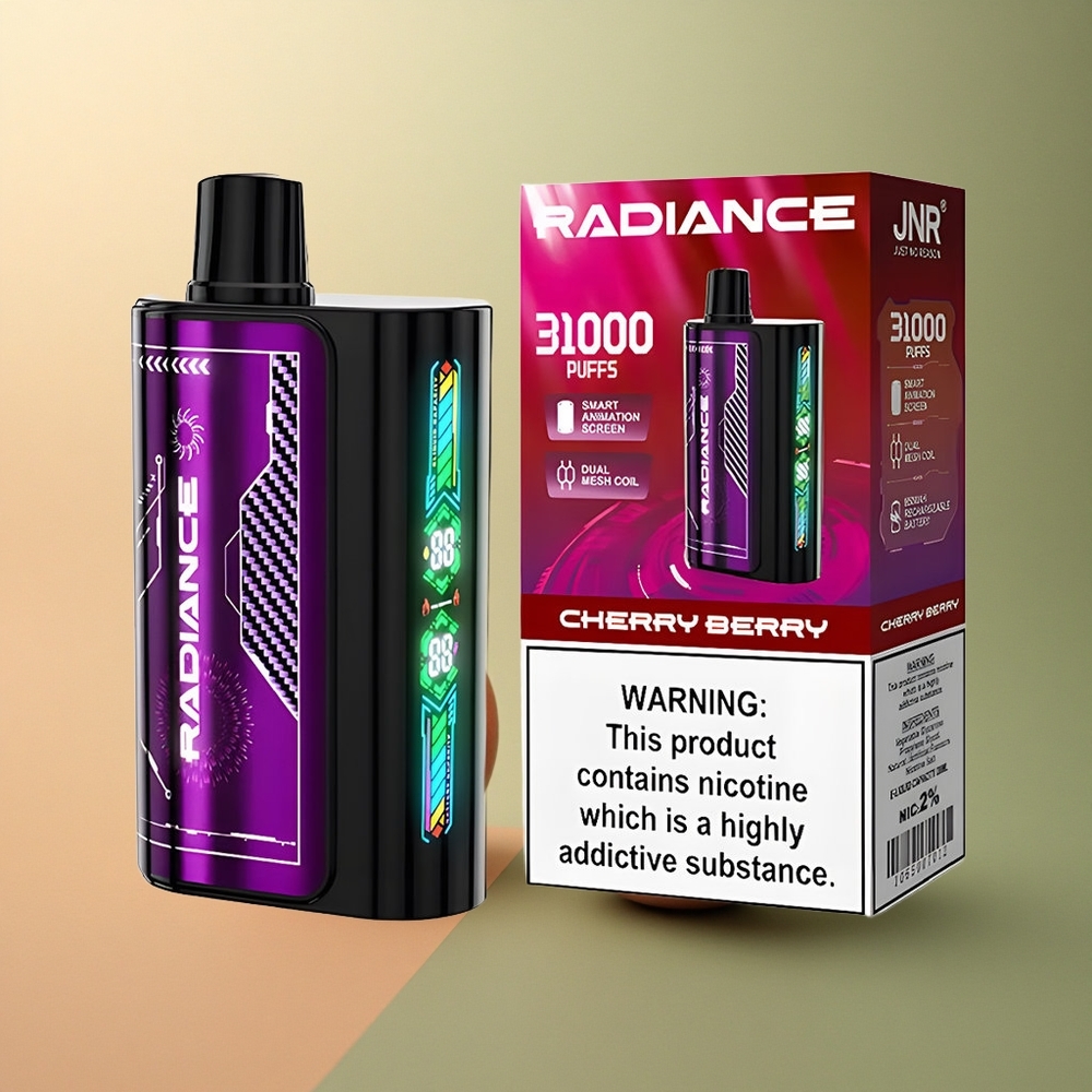JNR Radiance 31000 Baie Cerise Dual Mesh 950mAh 2% Nicotine