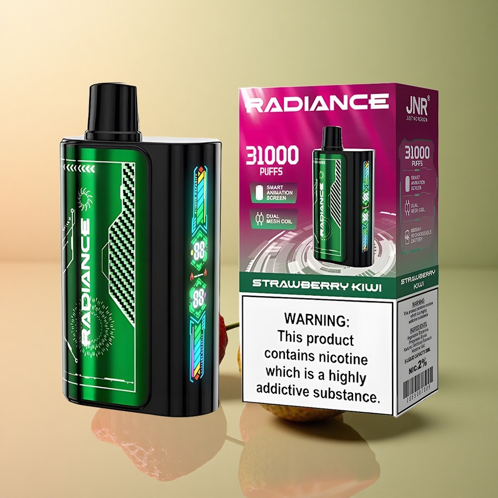 JNR Radiance 31000 Fraise Kiwi 28ml 950mAh 2% Nicotine