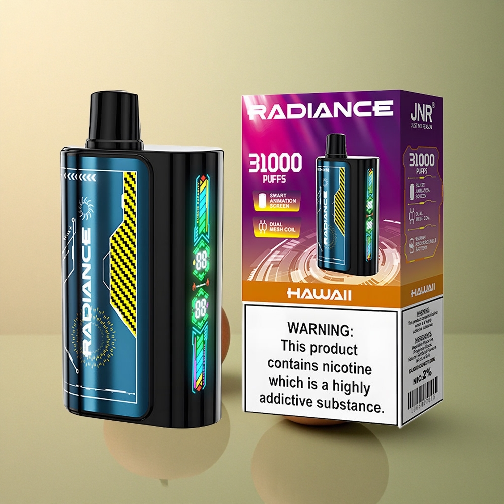 JNR Radiance 31000 Lueur Hawaïenne - 28ml É-liquide - 950 mAh - Nicotine 2%
