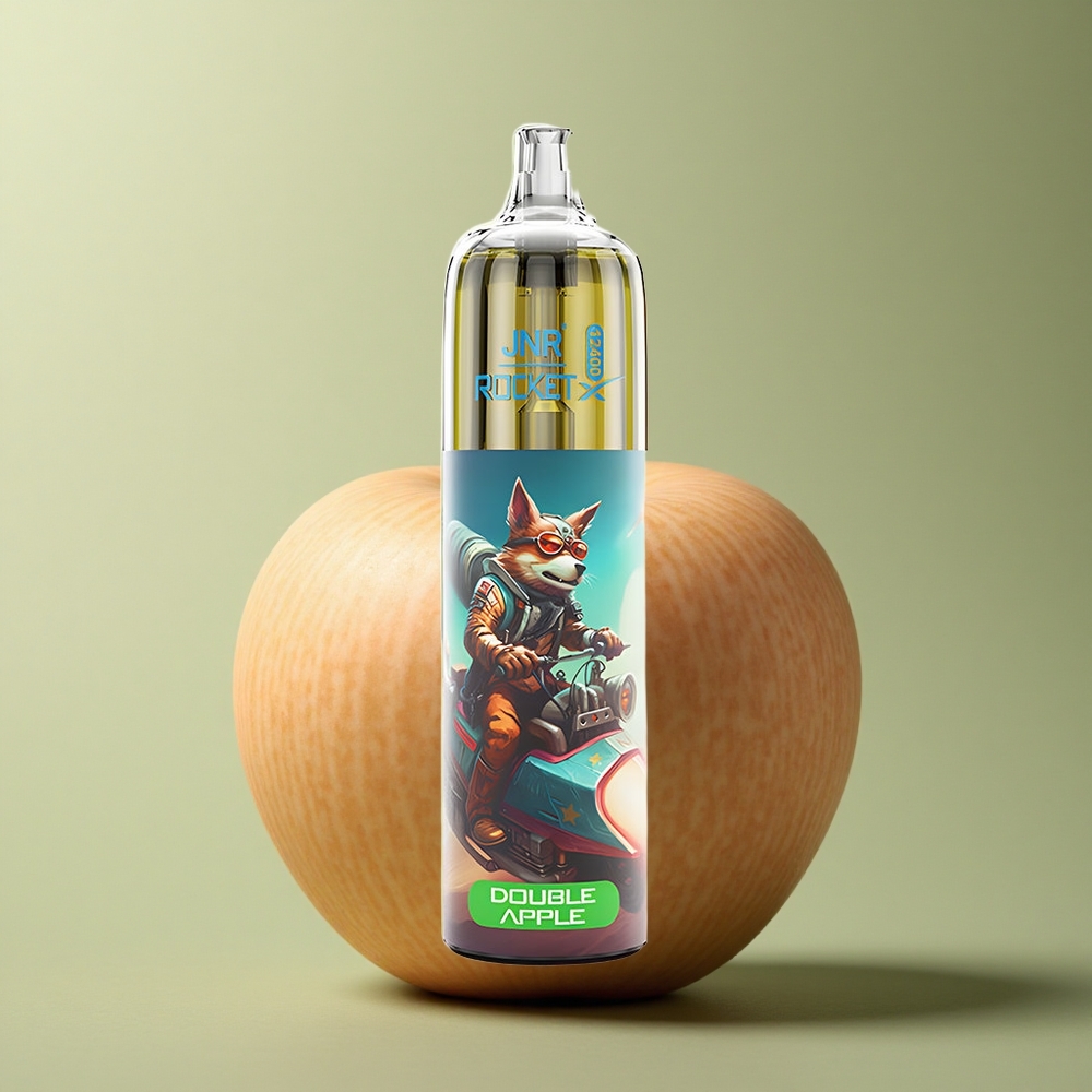 JNR Rocket-X 12400 Double Pomme - Type-C Charge Rapide - 850mAh - Nicotine 0% 2% 5%