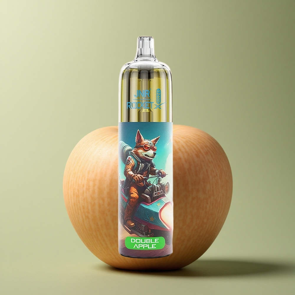 JNR Rocket-X 12400 Double Pomme - Type-C Charge Rapide - 850mAh - Nicotine 0% 2% 5%