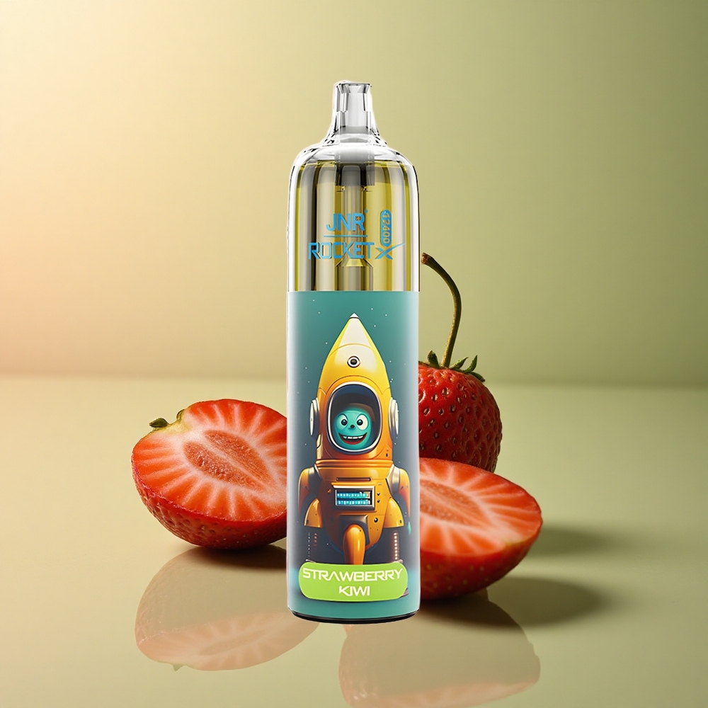 JNR Rocket-X 12400 Fraise Kiwi avec Batterie 850mAh et Lumières RGB