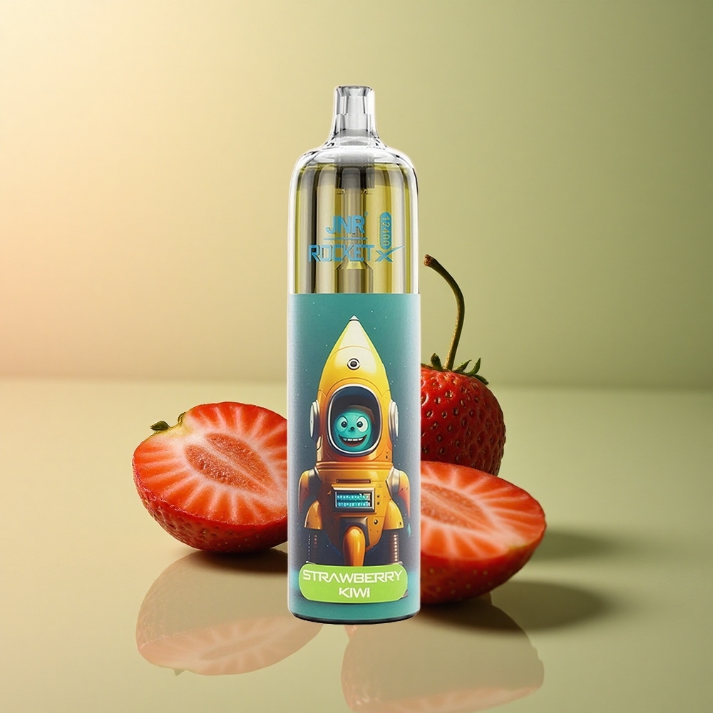 JNR Rocket-X 12400 Fraise Kiwi avec Batterie 850mAh et Lumières RGB