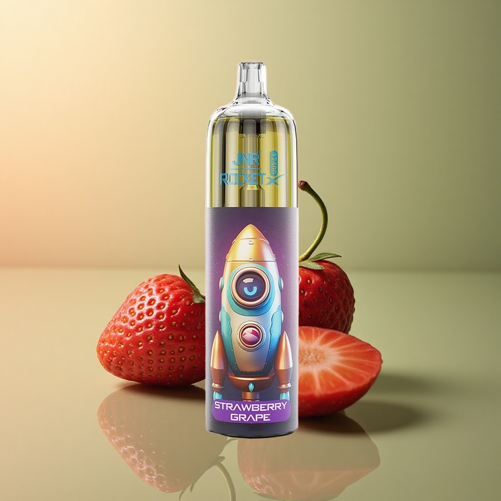 JNR Rocket-X 12400 Fraise Raisin à Airflow Réglable et 850mAh