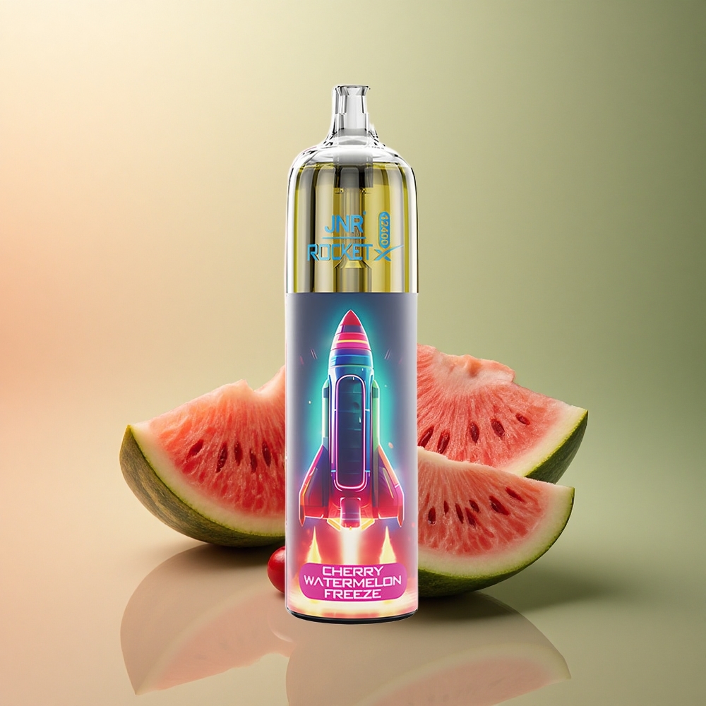 JNR Rocket-X 12400 Glace Cerise Pastèque avec éclairage RGB et batterie 850mAh