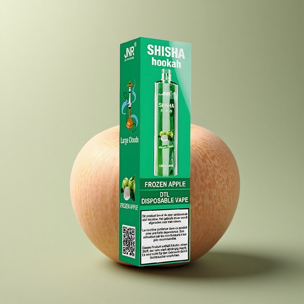 JNR Shisha Hookah 12000 Pomme Glacée 750mAh 24ml 0.6 Ohm