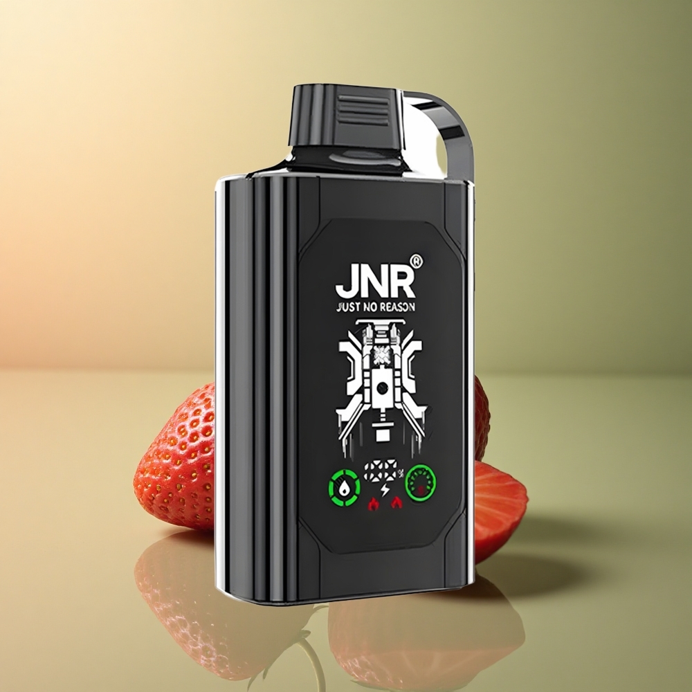 JNR Shisha Hookah Box 20500 Fraise Raisin HD Display 1000mAh Dual Mesh Coil