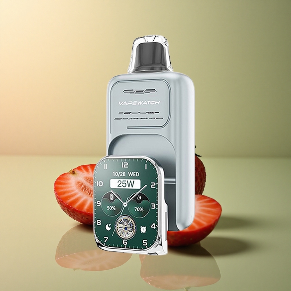 JNR VapeWatch 30000 Glace à la Fraise 1000mAh Dual Mesh