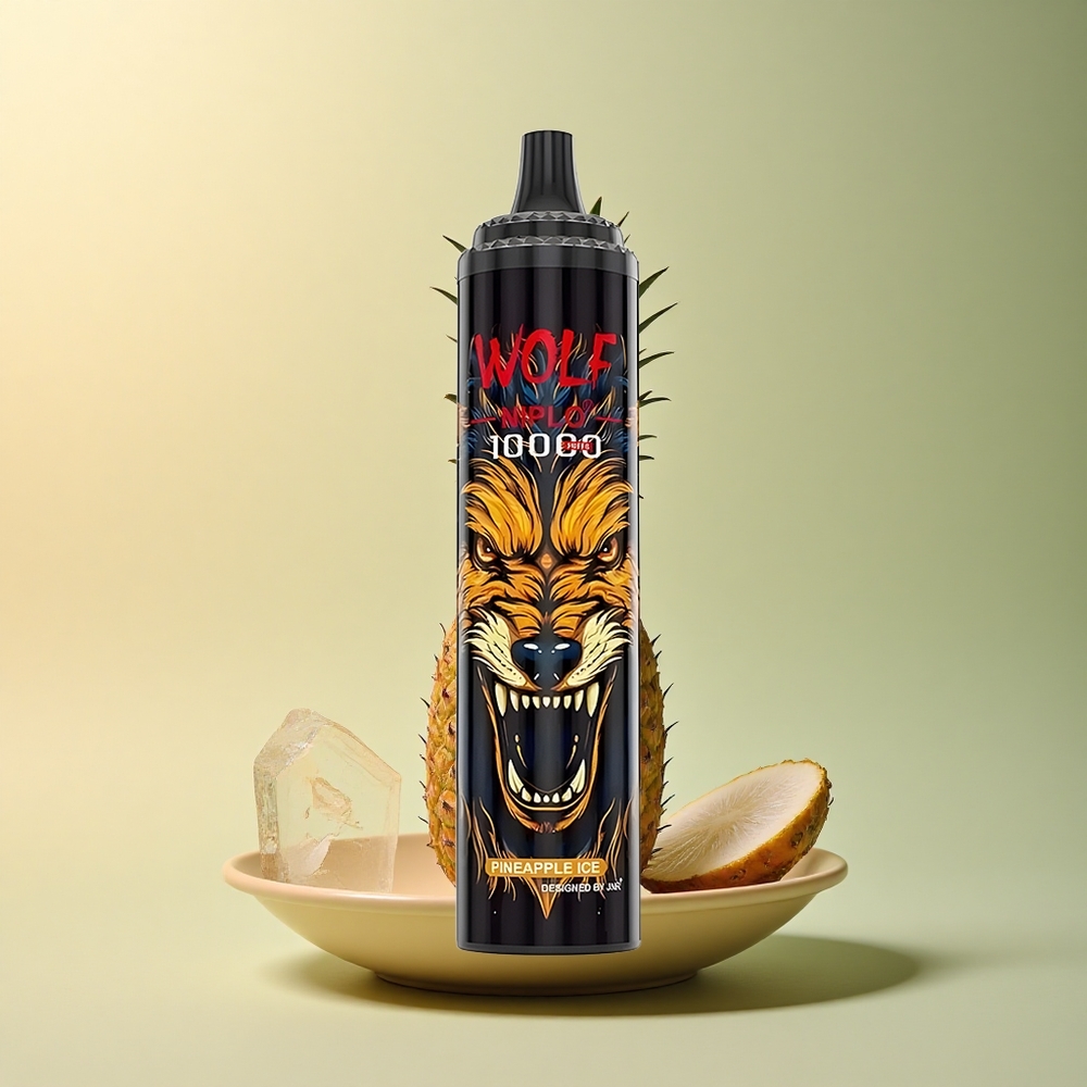 JNR Wolf Niplo 10000 Glace à l'Ananas 20ml 5% Nicotine 650mAh