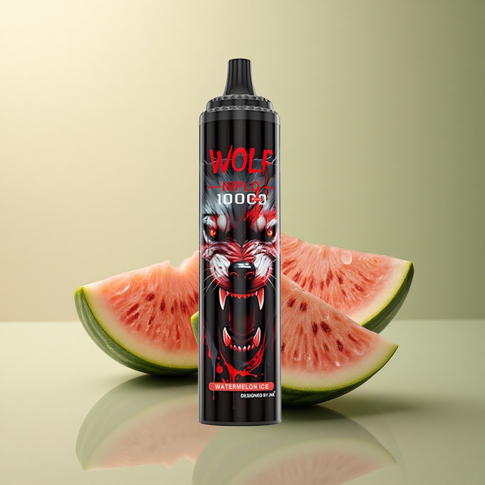 JNR Wolf Niplo 10000 Glace à la Pastèque 20ml 5% Nicotine