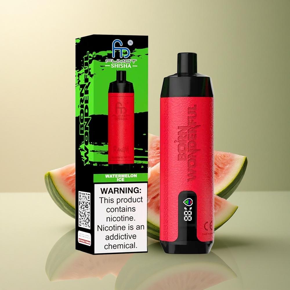 RandM Fumot Shisha 10000 Puffs Glace à la Pastèque 18ml 850mAh 0,5% Nicotine