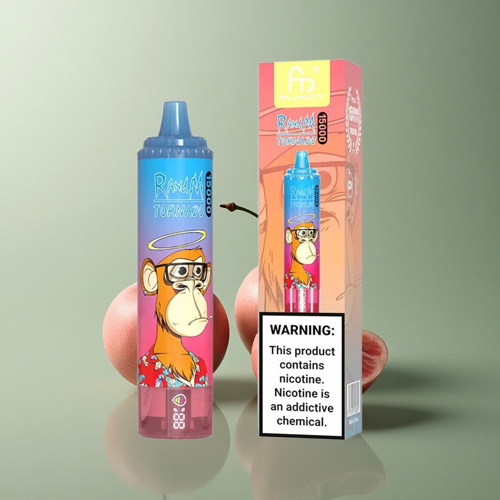 RandM Fumot Tornado 15000 Puffs Cerise Framboise Bleue 25ml 850mAh