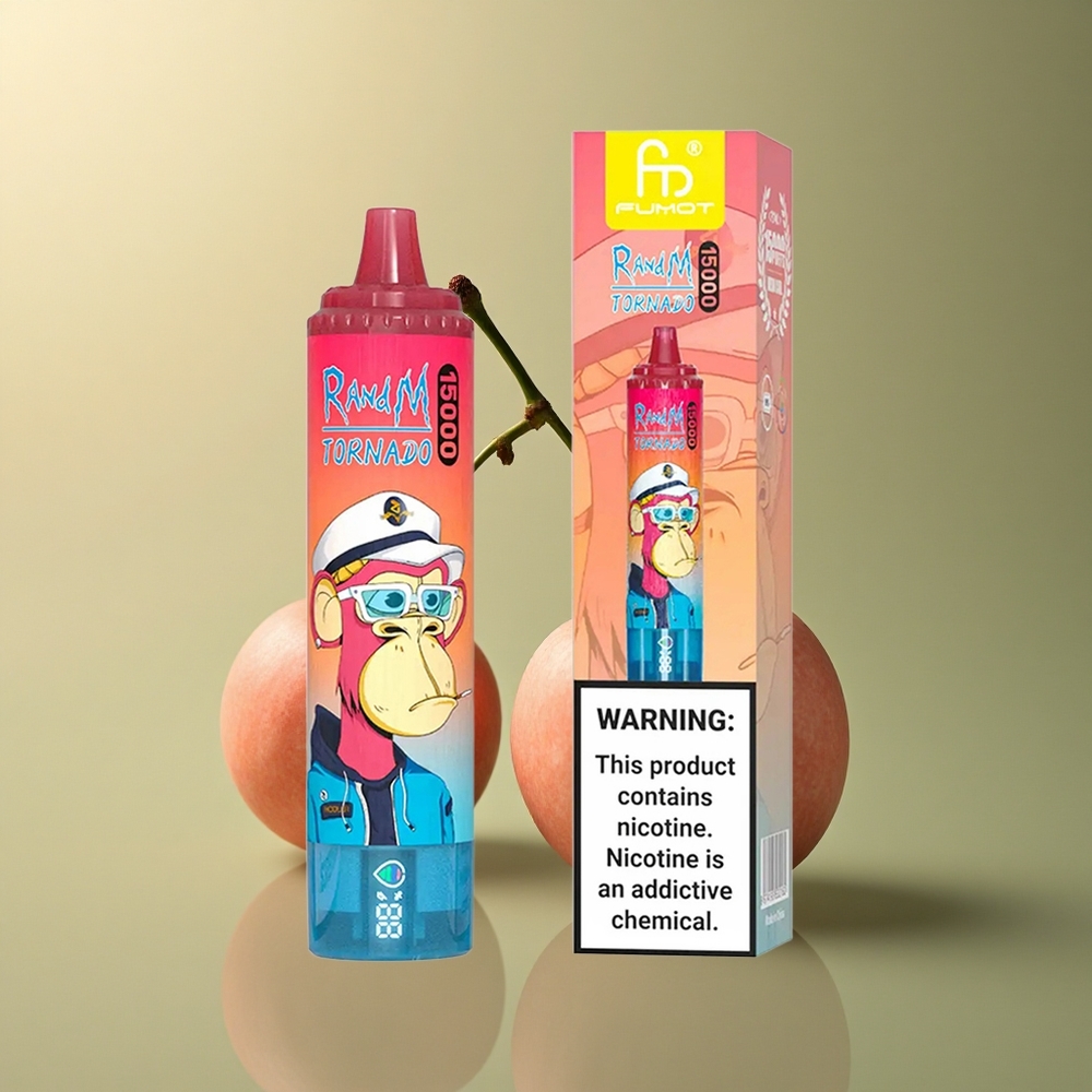 RandM Fumot Tornado 15000 Puffs Cerise Mesh 0.9 Ohm 25ml