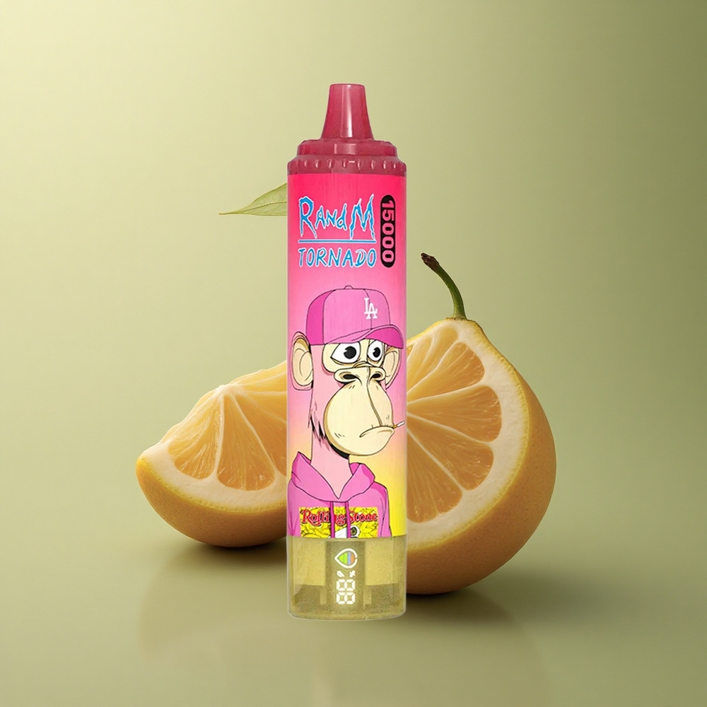 RandM Fumot Tornado 15000 Puffs Citron Mesh 0,9 Ohm 25ml 850mAh