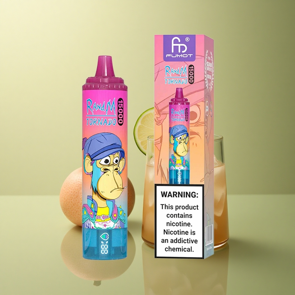 RandM Fumot Tornado 15000 Puffs Citronnade 25ml 850mAh 5% Nicotine