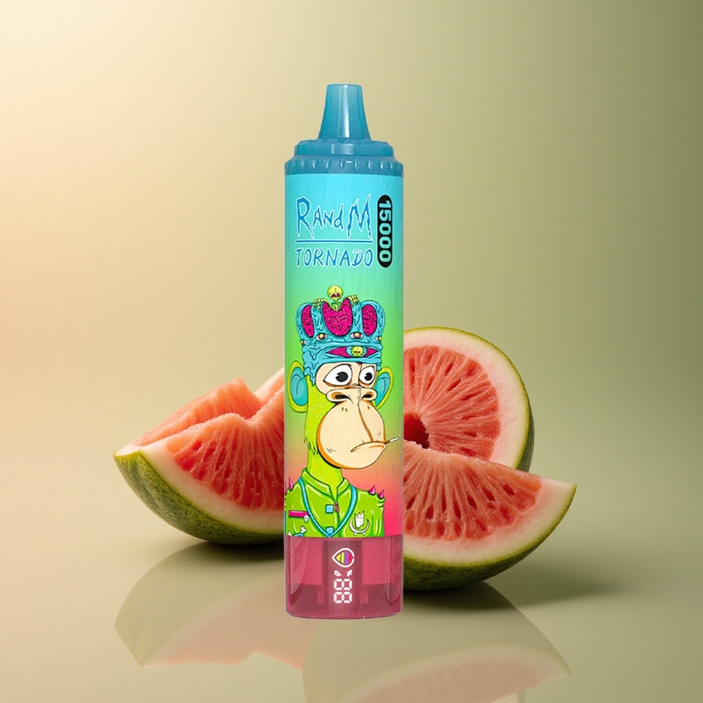 RandM Fumot Tornado 15000 Puffs Fraise Pastèque 25ml 5% Nicotine 850mAh