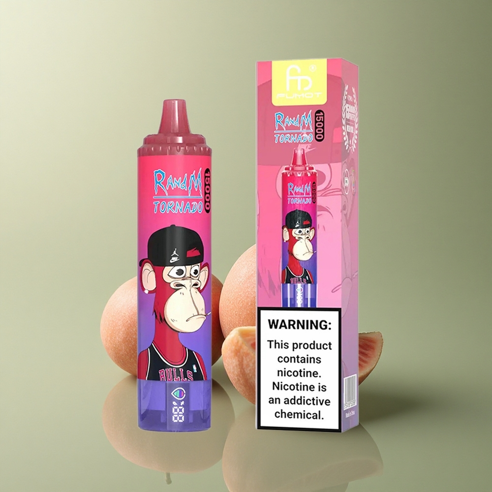 RandM Fumot Tornado 15000 Puffs Framboise Bleue 25ml 850mAh