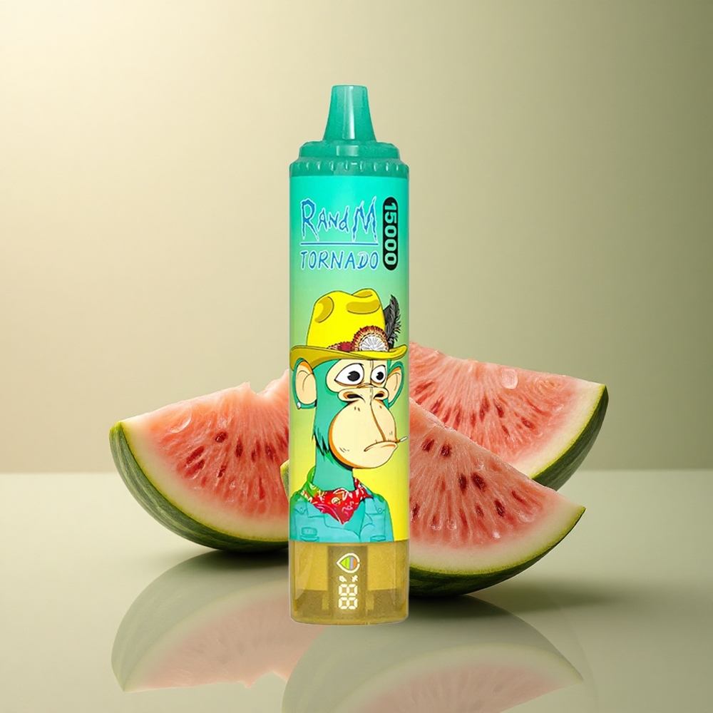 RandM Fumot Tornado 15000 Puffs Glace à la Pastèque 25ml 5% Nicotine