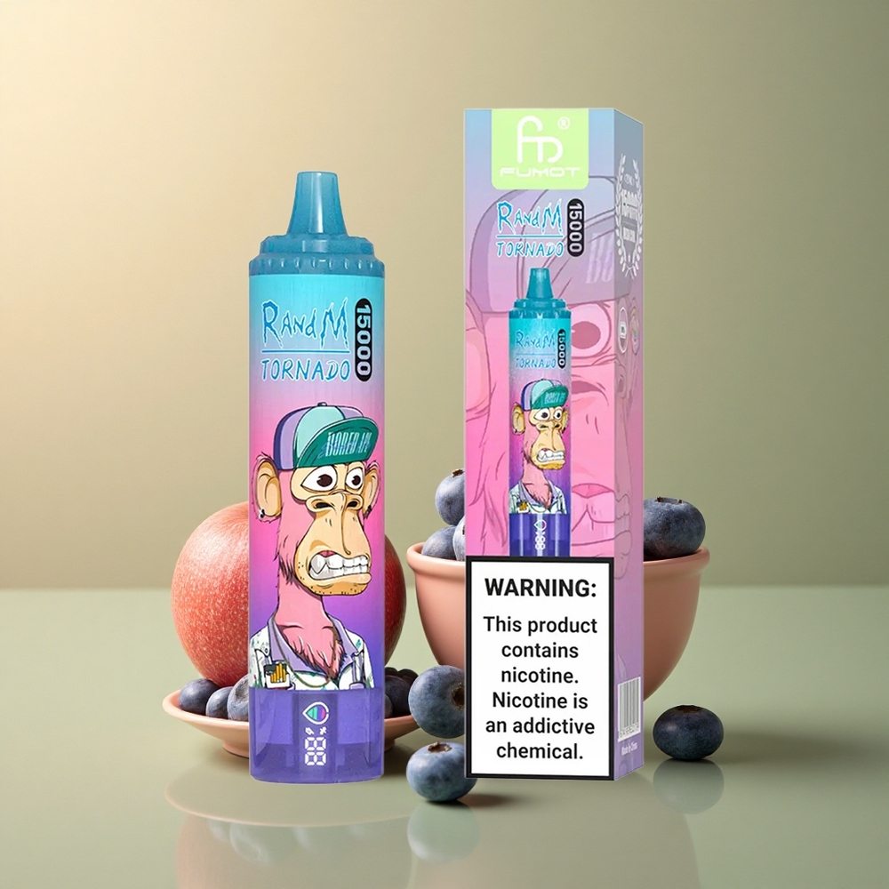 RandM Fumot Tornado 15000 Puffs Myrtille Framboise 25ml 850mAh