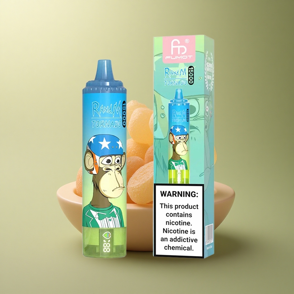 RandM Fumot Tornado 15000 Puffs Ourson Gélifié 25ml 850mAh Mesh
