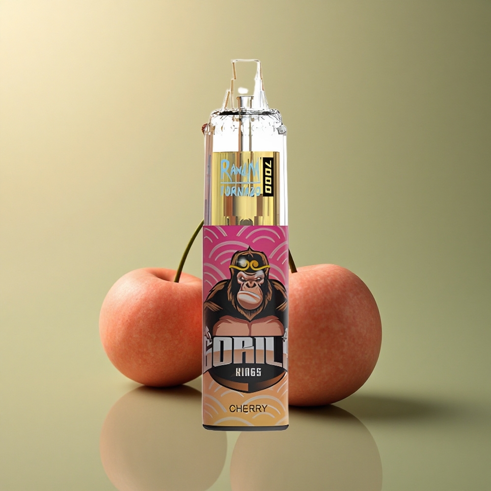 RandM Fumot Tornado 7000 Puffs Cerise Lumineuse avec 14 ML et 5% nicotine