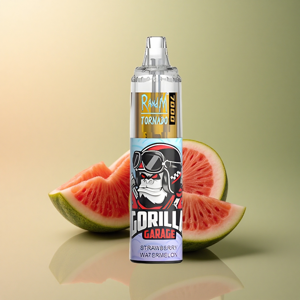 RandM Fumot Tornado 7000 Puffs Fraise Pastèque 14ML 850mAh 5% Nicotine