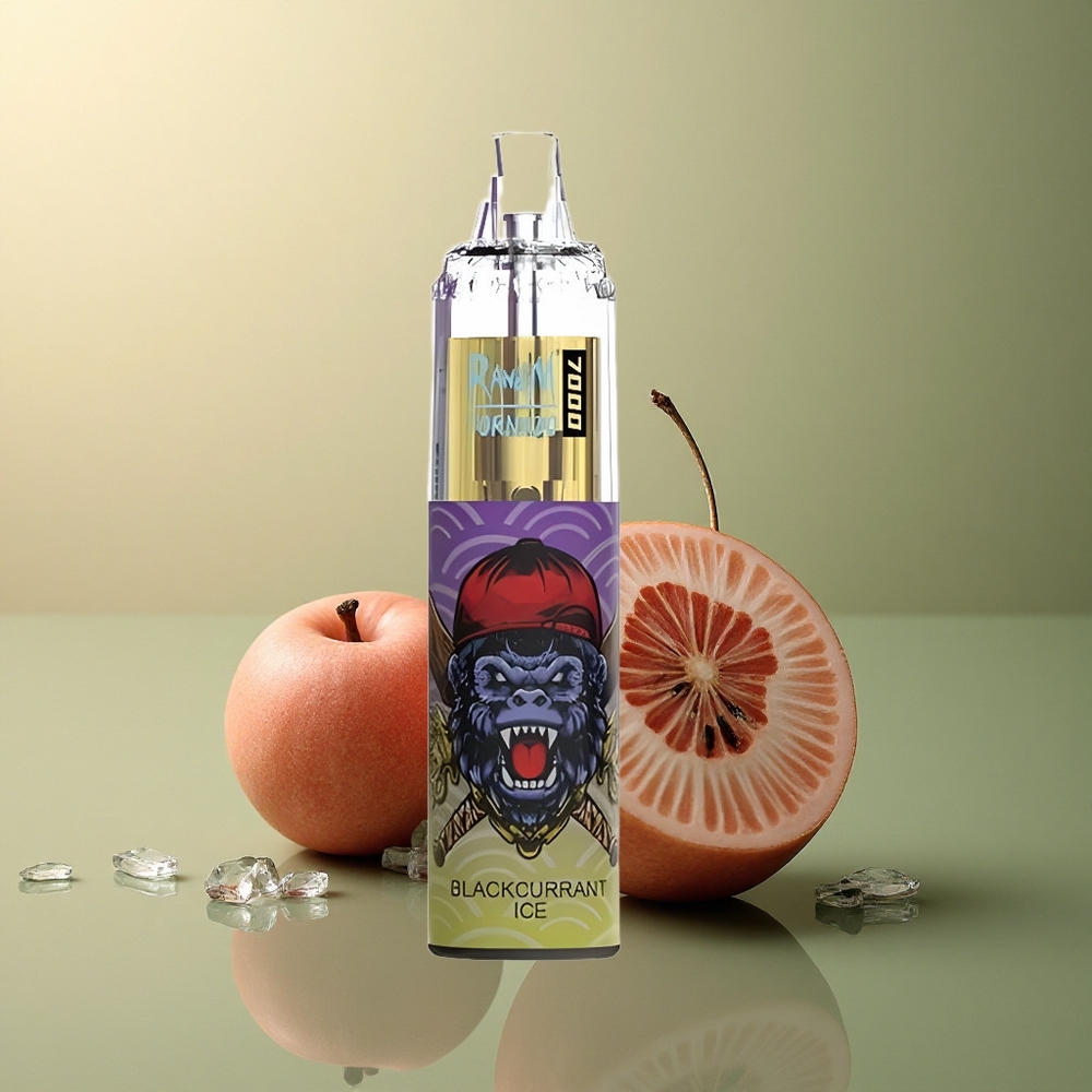 RandM Fumot Tornado 7000 Puffs Glace de Cassis 850mAh Mesh Type-C