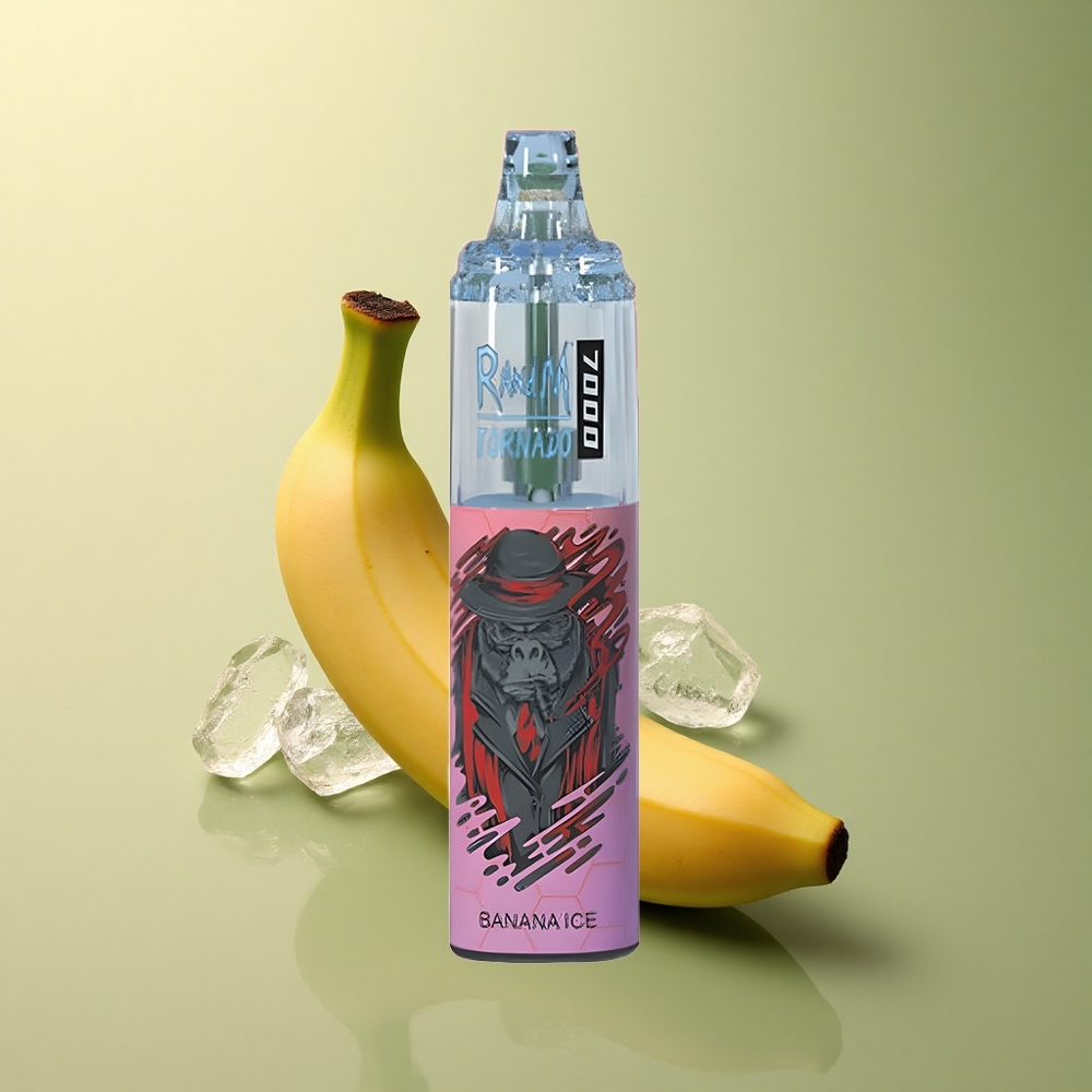 RandM Fumot Tornado 7000 Puffs Glace à la Banane avec 14 ML et 850 mAh