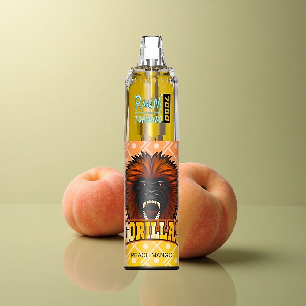 RandM Fumot Tornado 7000 Puffs Pêche Mangue Type-C 850mAh