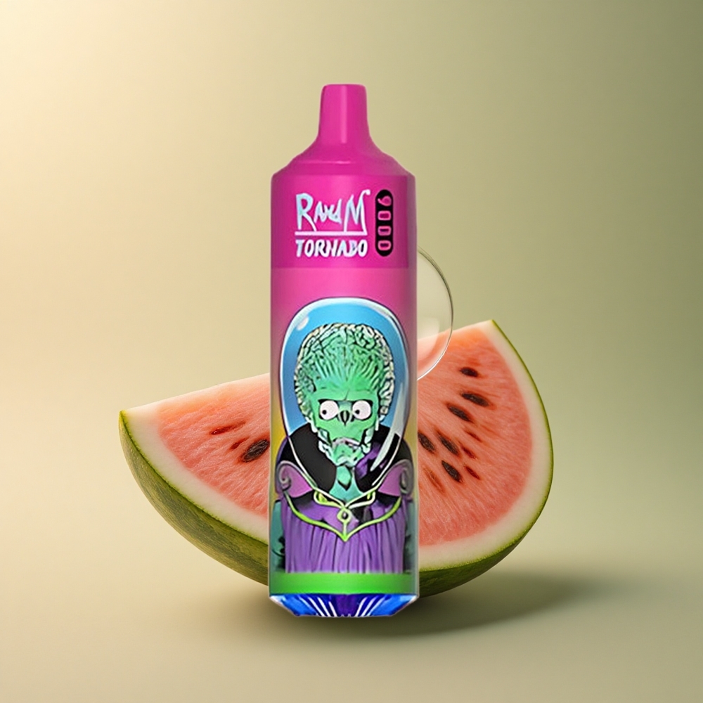 RandM Fumot Tornado 9000 Puffs Chewing-Bulle Pastèque 18 mL 850 mAh