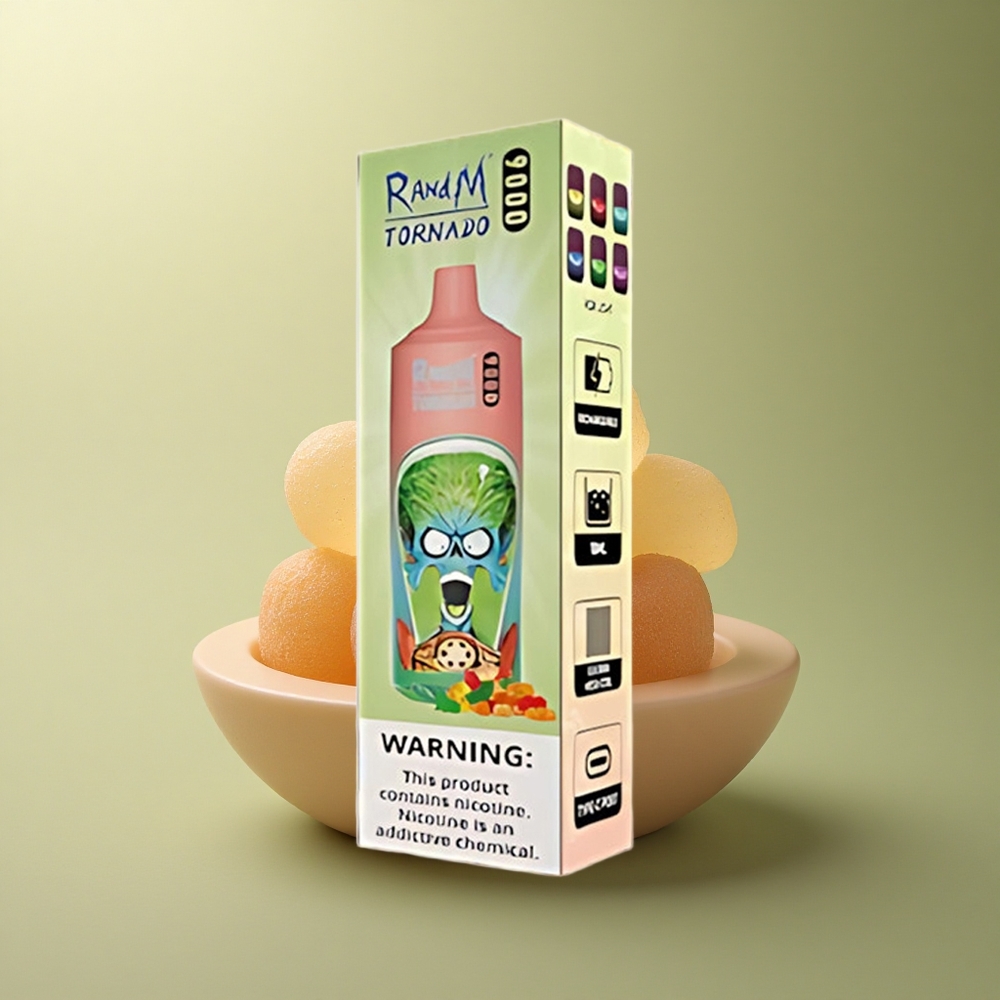 RandM Fumot Tornado 9000 Puffs Ourson Gélifié 850 mAh 18 mL Mesh