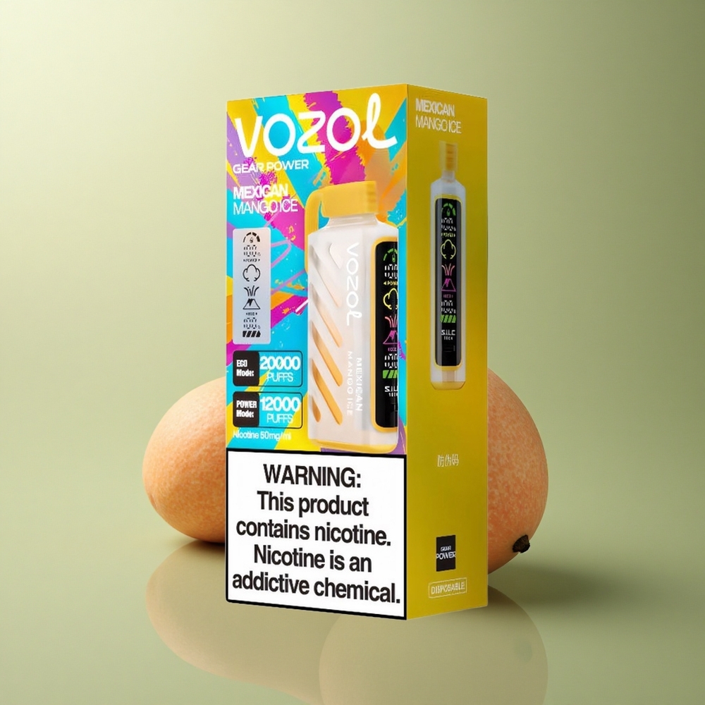 VOZOL Gear Power 20000 Puffs Glace Mangue Mexicaine avec 20mL et 5% de nicotine