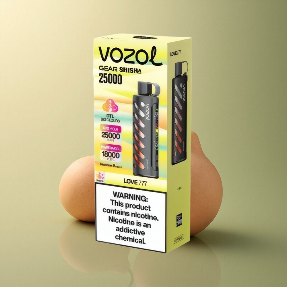 VOZOL Gear Shisha 25000 Puffs Amour 777 Dual Mesh 1000mAh 5mg Nicotine