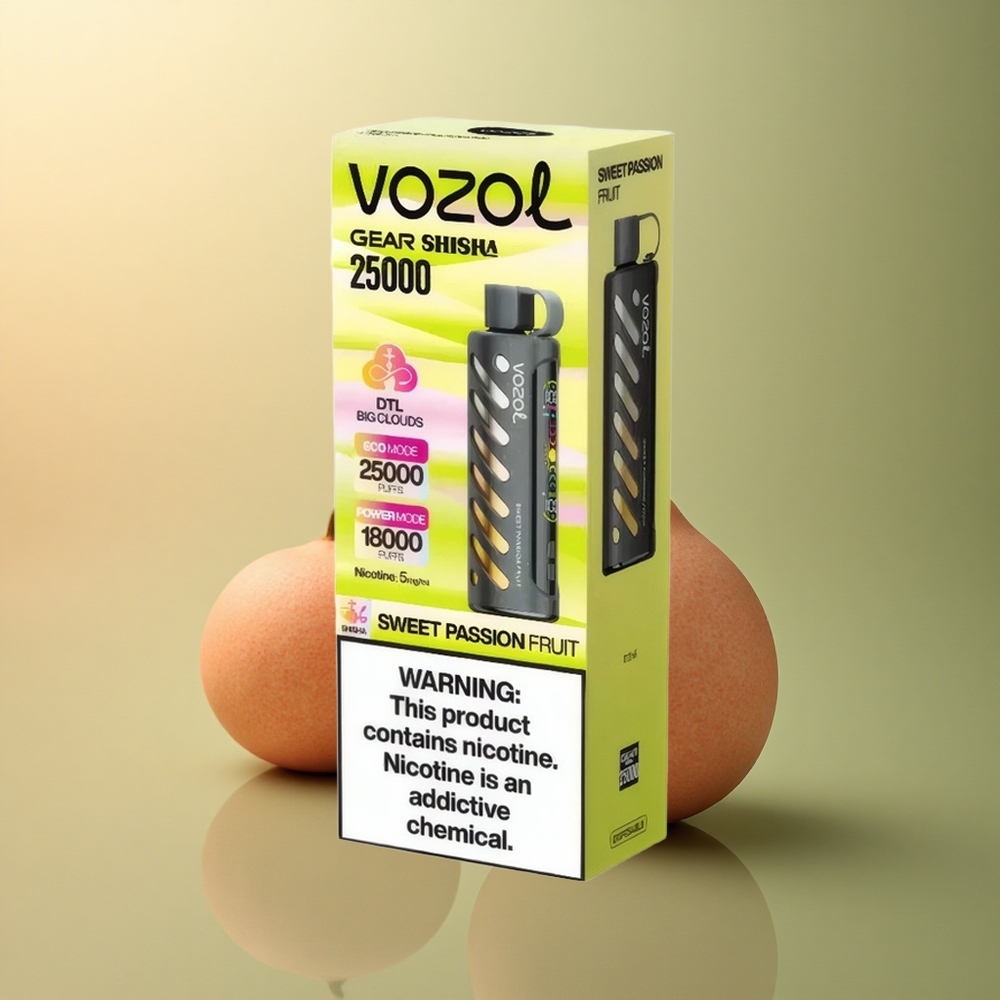 VOZOL Gear Shisha 25000 Puffs Douce Passion Fruit Dual Mesh 1000mAh