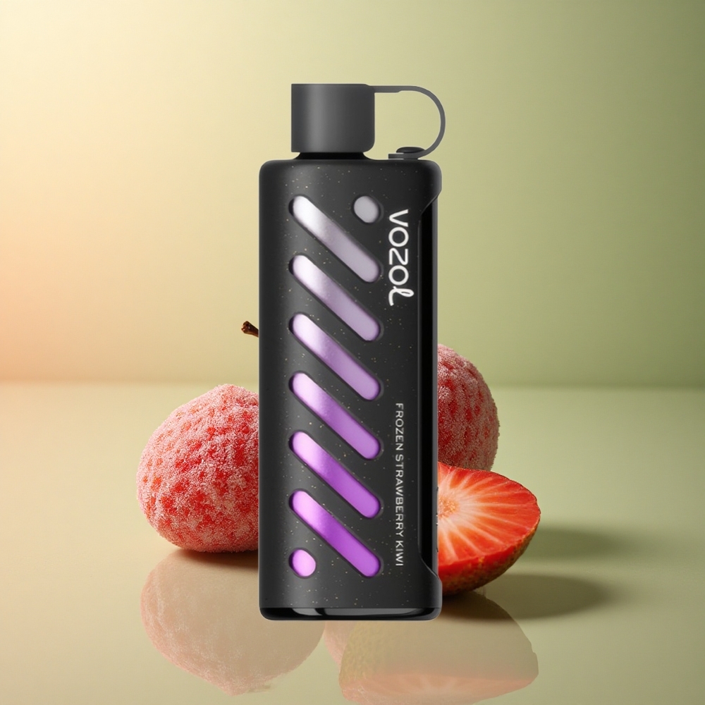 VOZOL Gear Shisha 25000 Puffs Fraise Kiwi Glacée avec 5mg/ml de Nicotine et 1000mAh